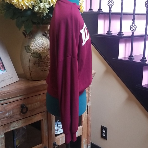 New Fashion Nova NYC Choker Collar Sweatshirt/SZM - Picture 3 of 4